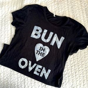 Bun in the Oven maternity top